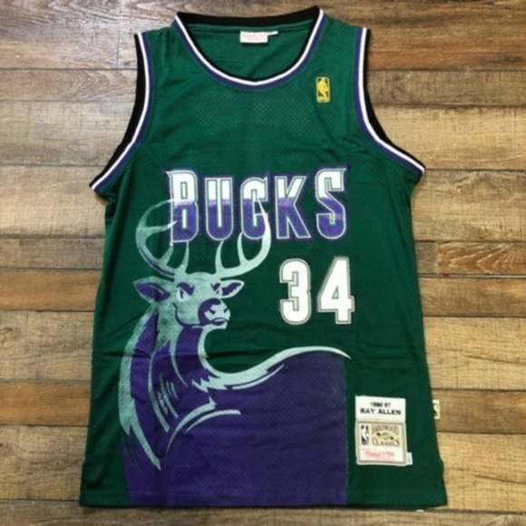 ray allen throwback jersey